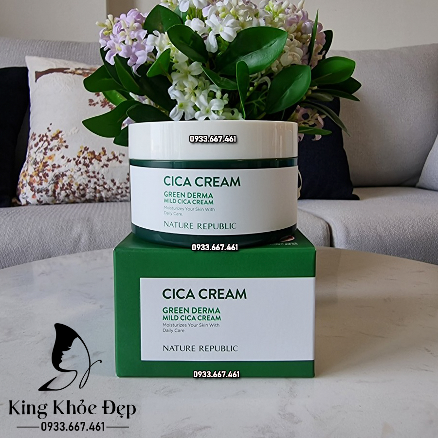 Kem Dưỡng Da Nature Republic Green Derma Mild Cica Cream