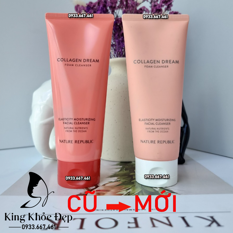 Sửa Rửa Mặt Nature Republic Collagen Dream Foam Cleanser