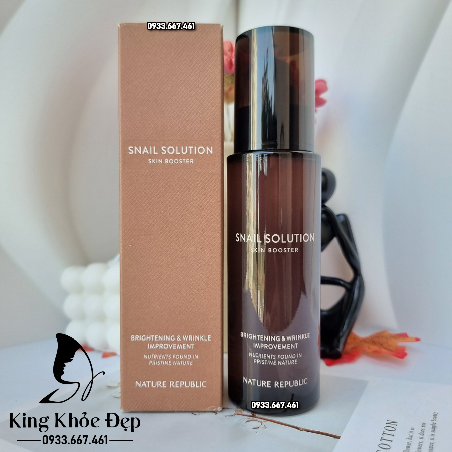 Nước Cân Bằng Nature Republic Snail Solution Skin Booster