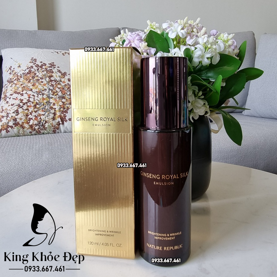 Sữa Dưỡng Nature Republic Ginseng Royal Silk Emulsion
