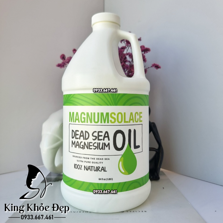 Dầu Magiê Dead Sea Magnesium Oil Magnum Solace 1892 ml (64 oz)