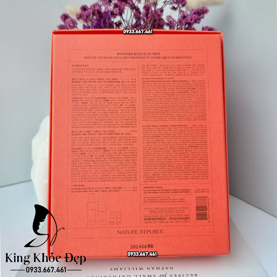 Bộ Dưỡng Da Nature Republic Collagen Dream Skin Care Special Set
