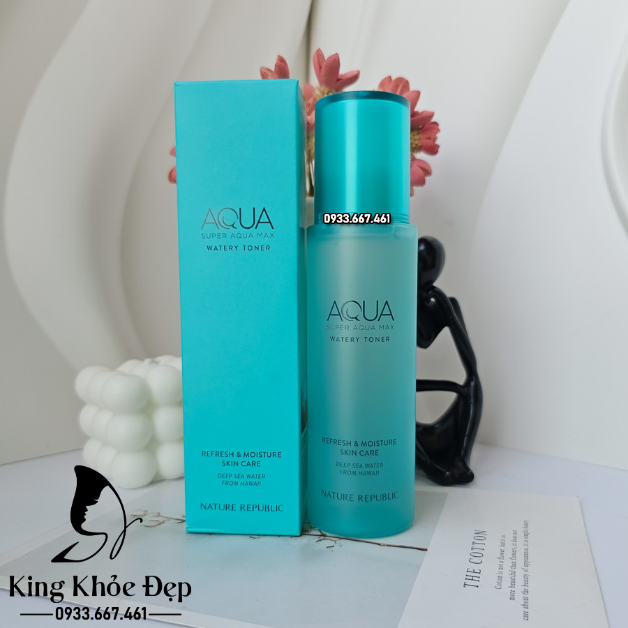 Nước Cân Bằng Nature Republic Aqua Super Aqua Max Watery Toner