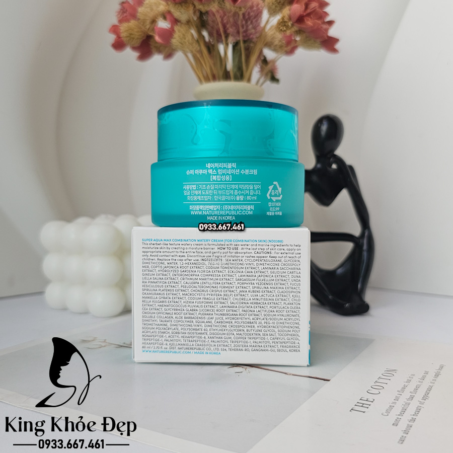 Kem Dưỡng Da Aqua Super Aqua Max Combination Cream