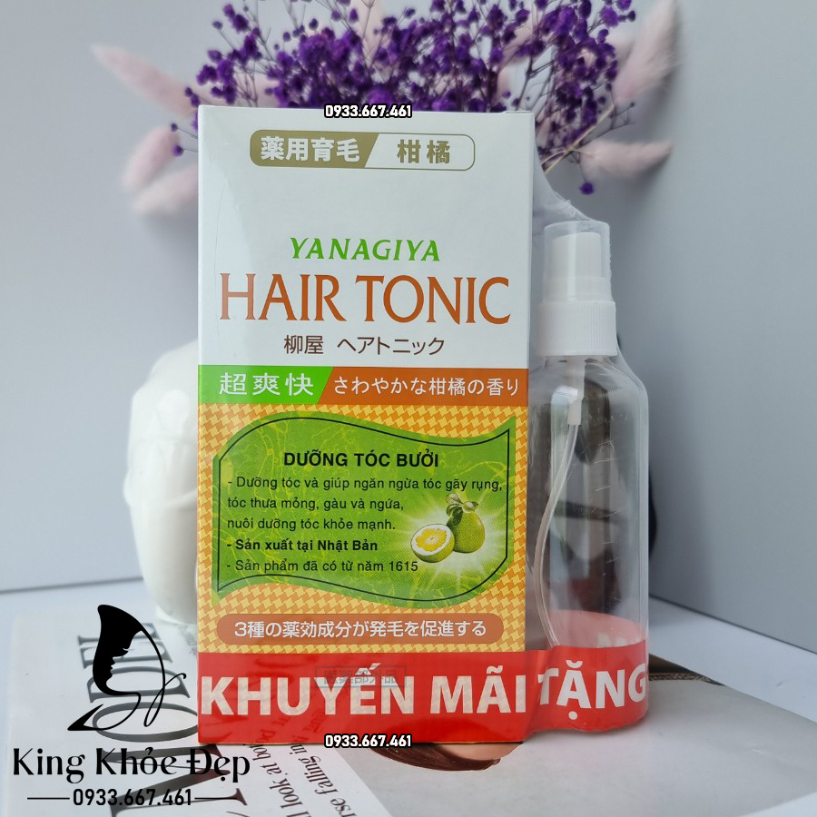 Tinh Dầu Bưởi Nhật Bản Yanagiya Hair Tonic 240ml