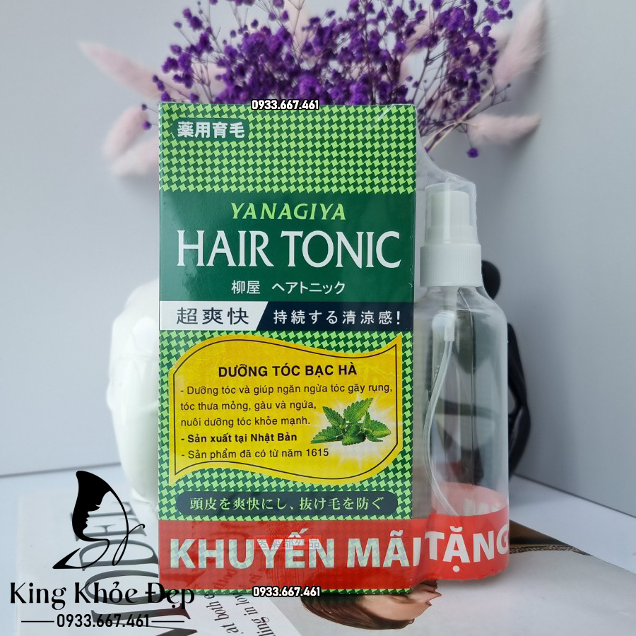 Tinh Dầu Bạc Hà Nhật Bản Yanagiya Hair Tonic 240ml