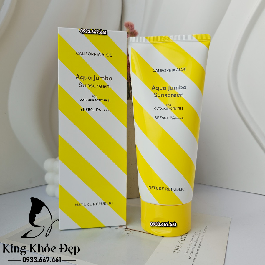 Kem Chống Nắng Nature Republic California Aloe Jumbo Sunscreen SPF50 +++