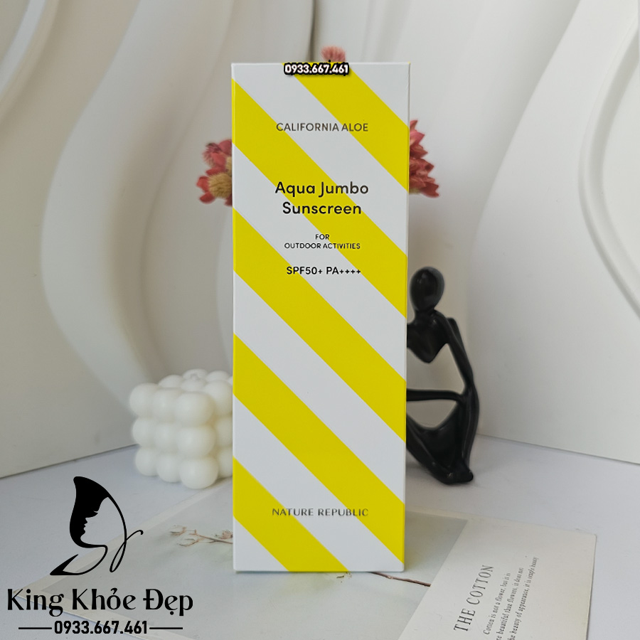Kem Chống Nắng Nature Republic California Aloe Jumbo Sunscreen SPF50 +++