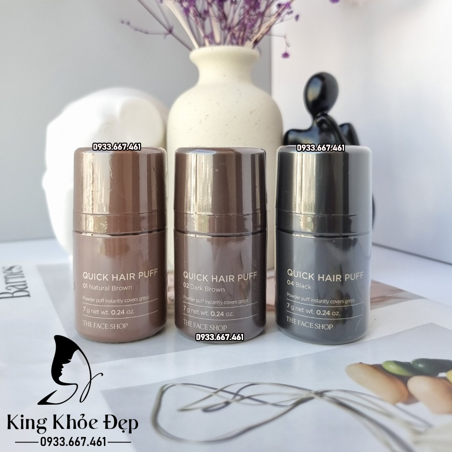 Phấn Che Khuyết Điểm Tóc Quick Hair Puff The Face Shop