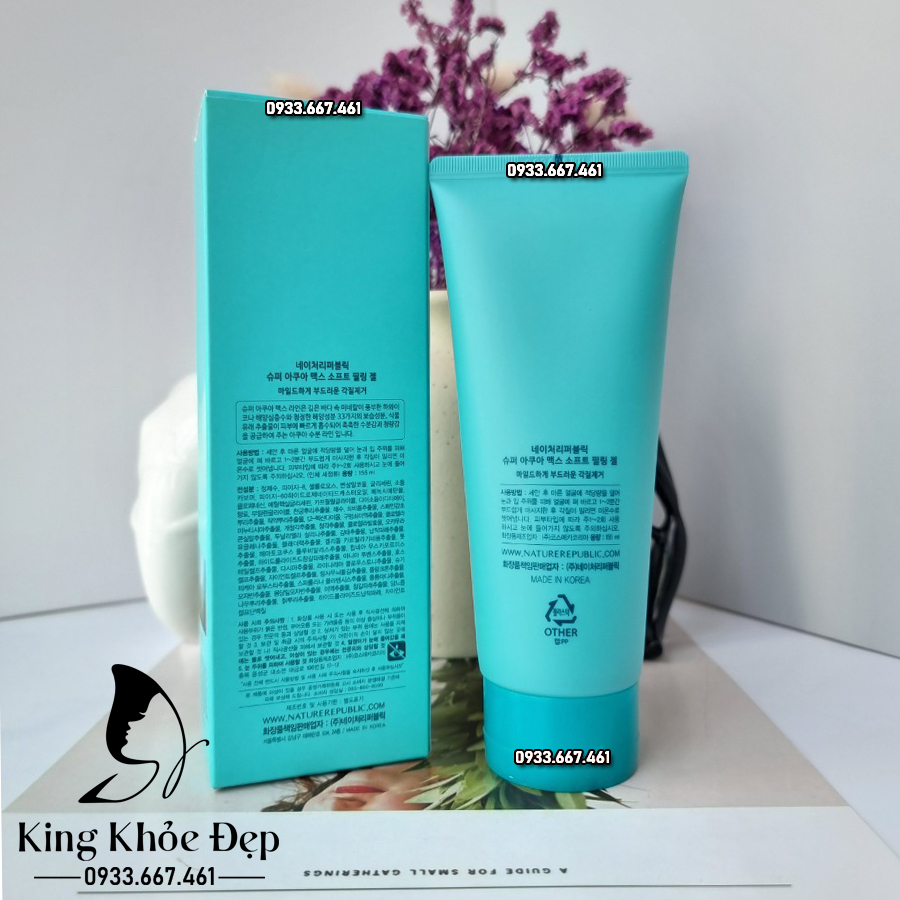 Tẩy Tế Bào Chết Nature Republic Aqua Super Aqua Max Soft Peeling Gel