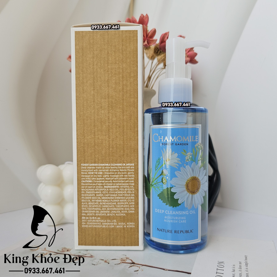 Dầu Tẩy Trang Nature Republic Chamomile Forest Garden Deep Cleansing Oil