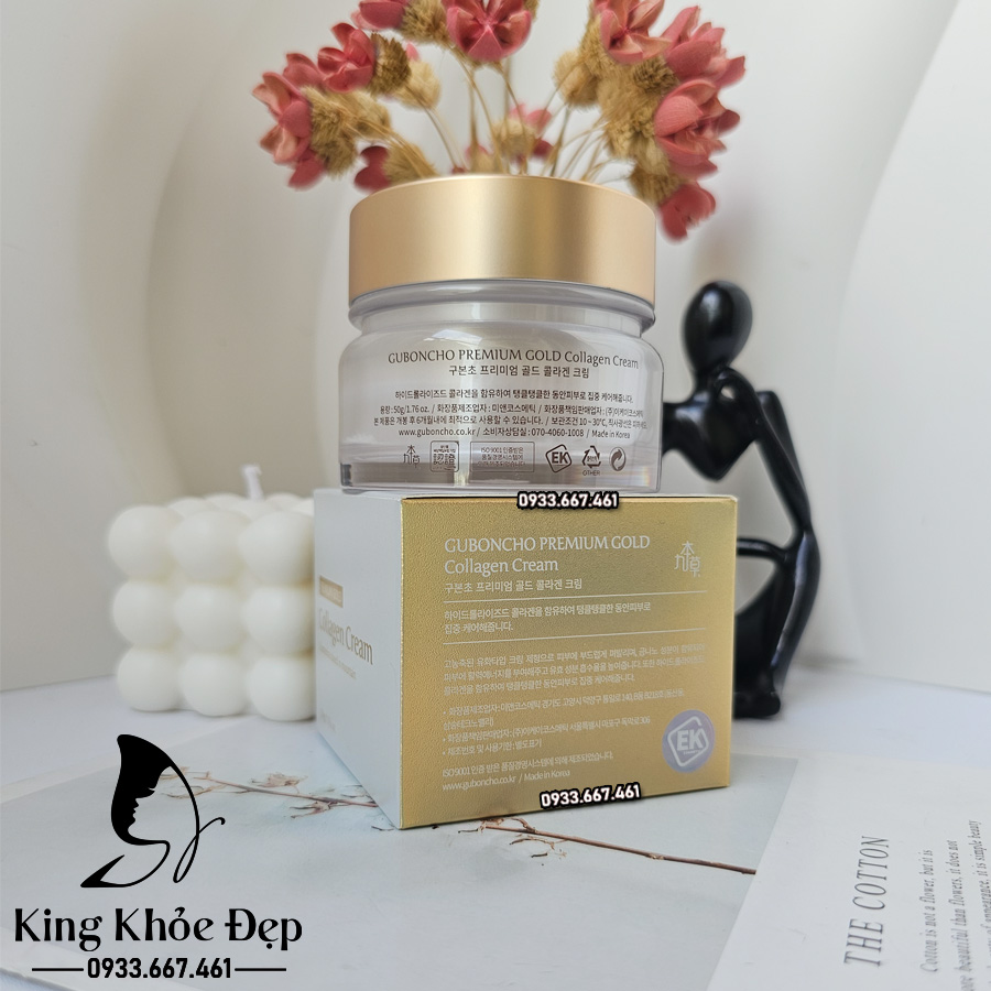 Kem Dưỡng Da Guboncho Premium Gold Collagen Cream – Căng Mịn Săn Chắc Trẻ Hóa Làn Da