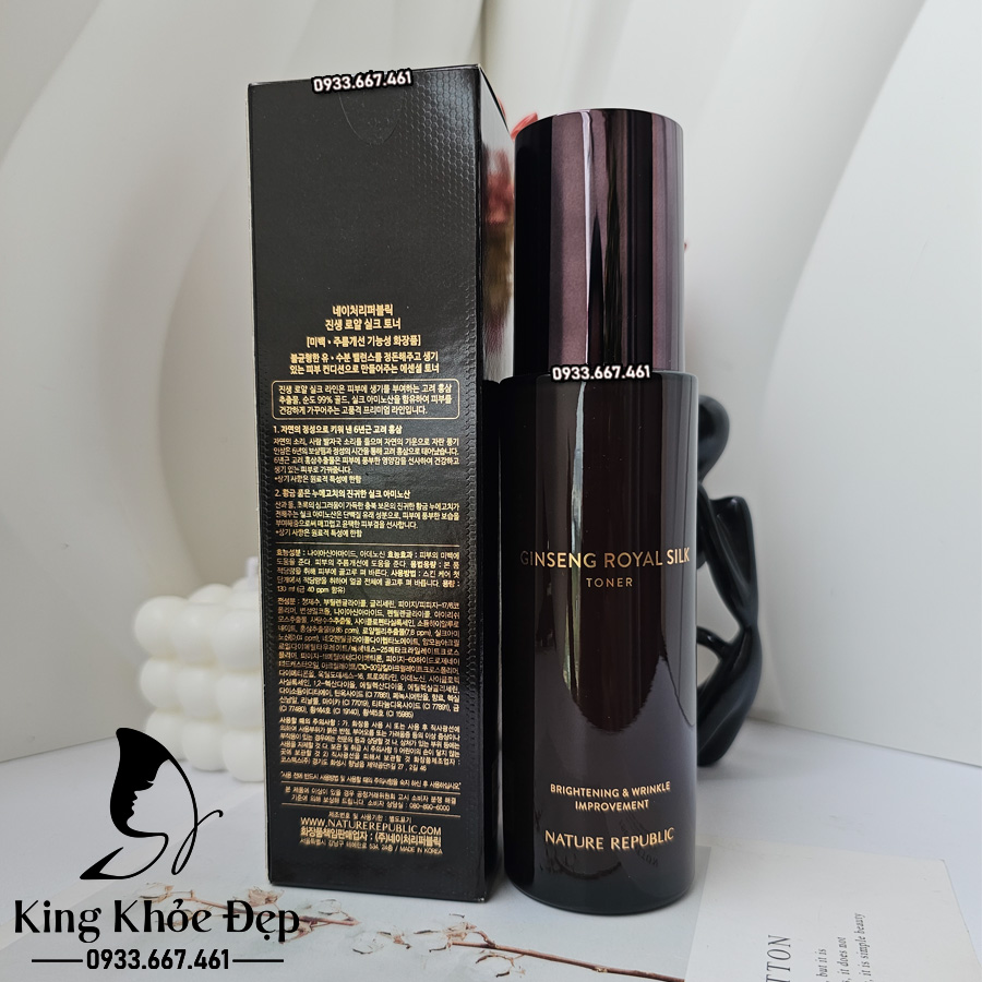 Nước Cân Bằng Nature Republic Ginseng Royal Silk Toner