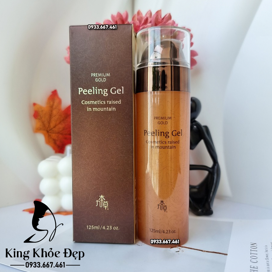 Tẩy Tế Bào Chết Guboncho Premium Gold Peeling Gel 125ml – Làm Sạch Dịu Nhẹ, Cho Làn Da Sáng Mịn Tức Thì