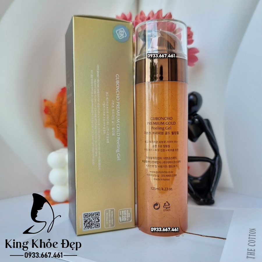 Tẩy Tế Bào Chết Guboncho Premium Gold Peeling Gel 125ml – Làm Sạch Dịu Nhẹ, Cho Làn Da Sáng Mịn Tức Thì