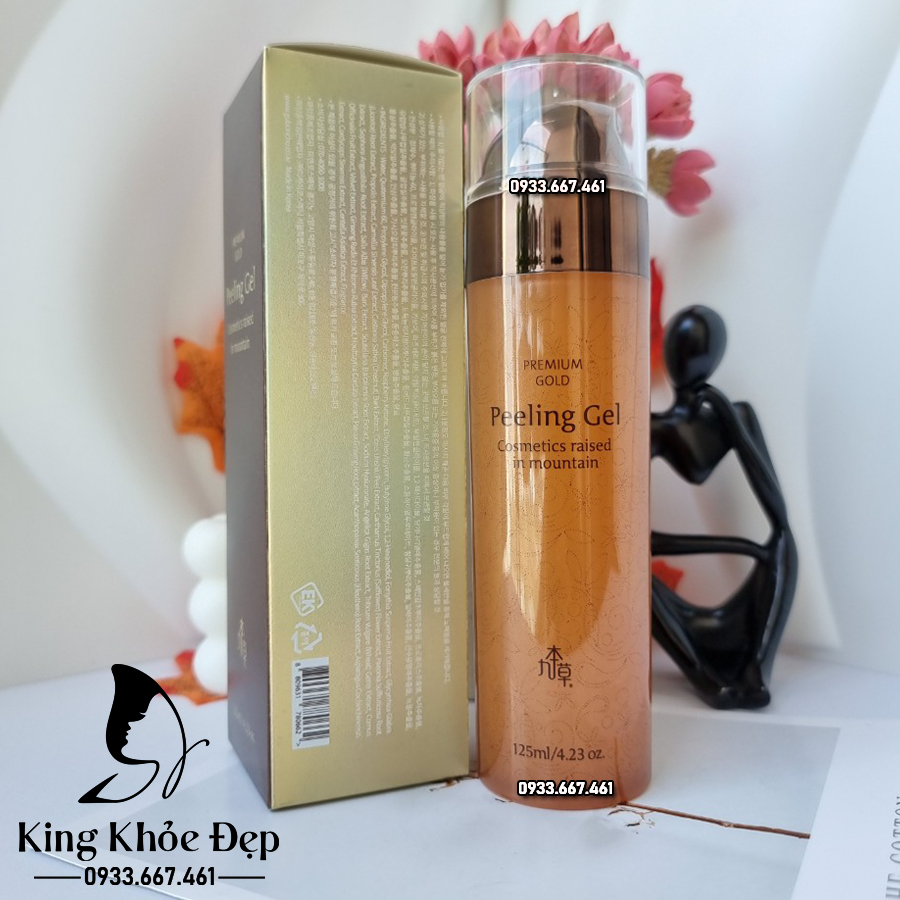 Tẩy Tế Bào Chết Guboncho Premium Gold Peeling Gel 125ml – Làm Sạch Dịu Nhẹ, Cho Làn Da Sáng Mịn Tức Thì