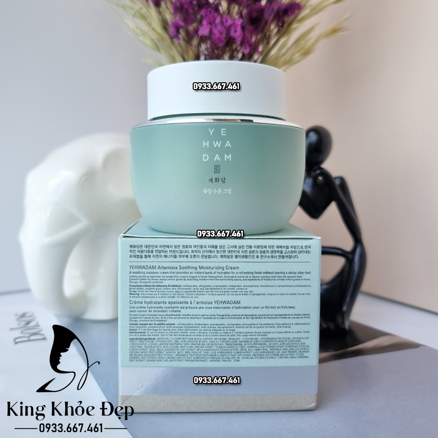 Kem Dưỡng Ẩm Yehwadam Artemisia Soothing Moisturizing Cream 120ml