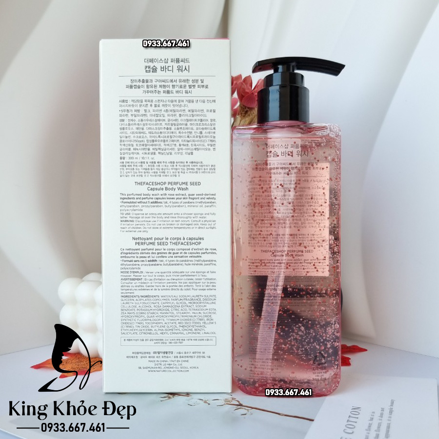 Sữa Tắm The Face Shop Perfume Seed Capsule Body Wash 300ml