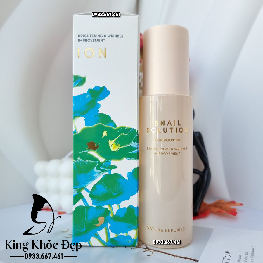 Nước Cân Bằng Nature Republic Snail Solution Skin Booster