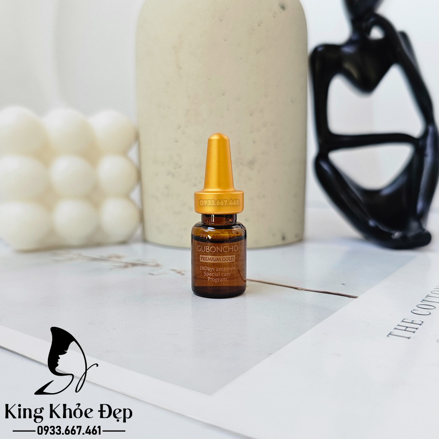 Tế Bào Gốc Guboncho Premium Gold 28 Days Ampoule Special Care Program - Dưỡng Da Chuyên Sâu 28 Ngày