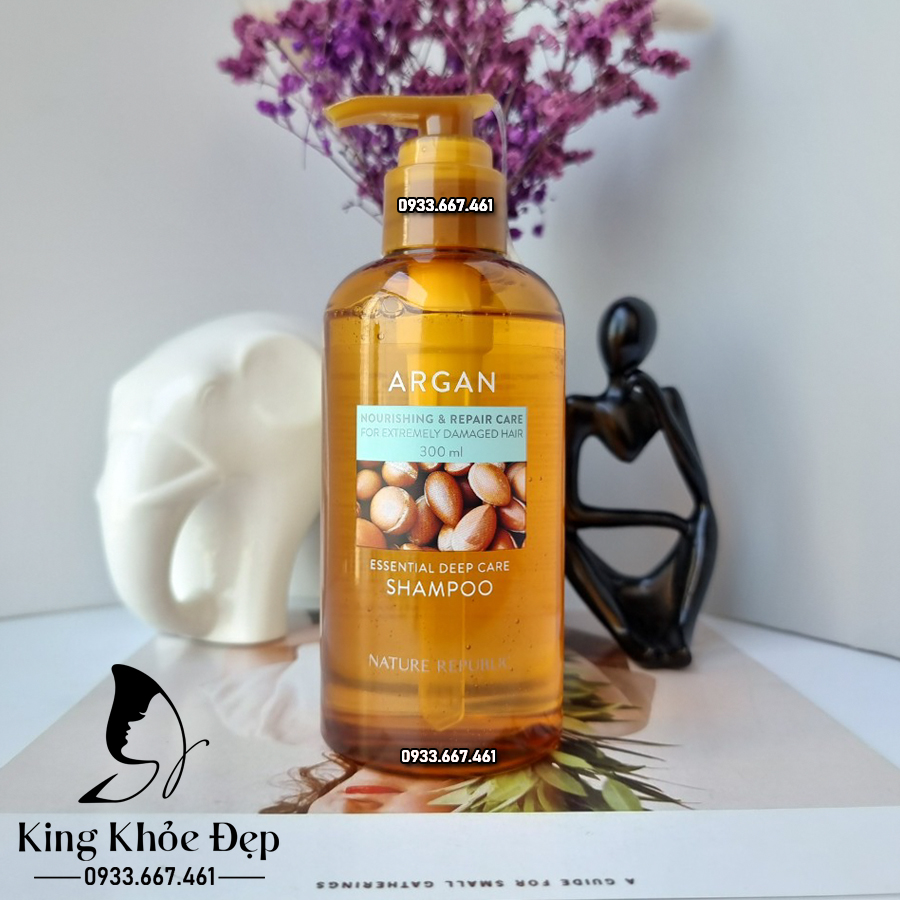 Dầu Gội Nature Republic Argan Essential Deep Care Shampoo