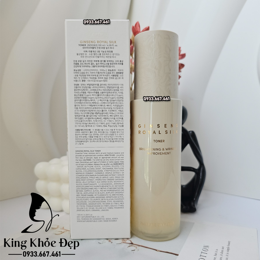 Nước Cân Bằng Nature Republic Ginseng Royal Silk Toner