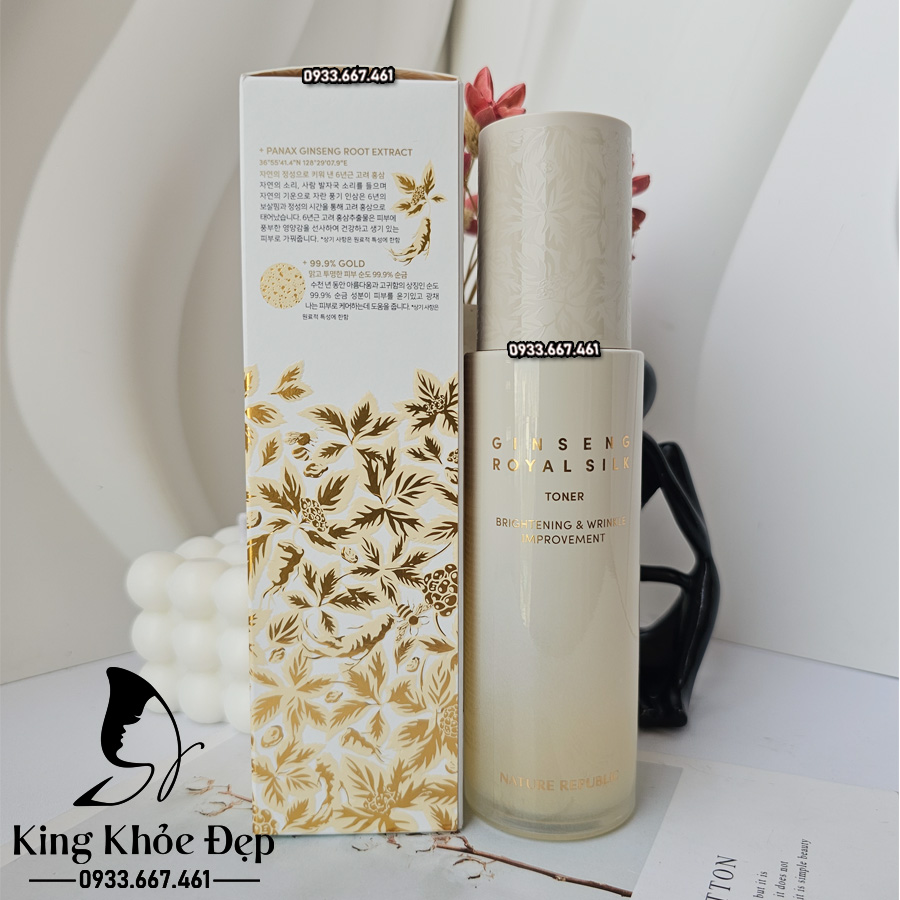 Nước Cân Bằng Nature Republic Ginseng Royal Silk Toner