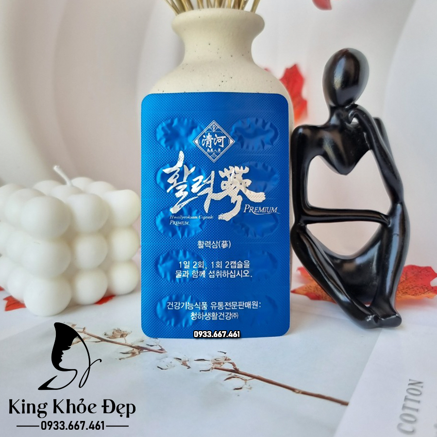 Viên Thiên Sâm Hwallyeoksam Capsule Premium 240 Viên