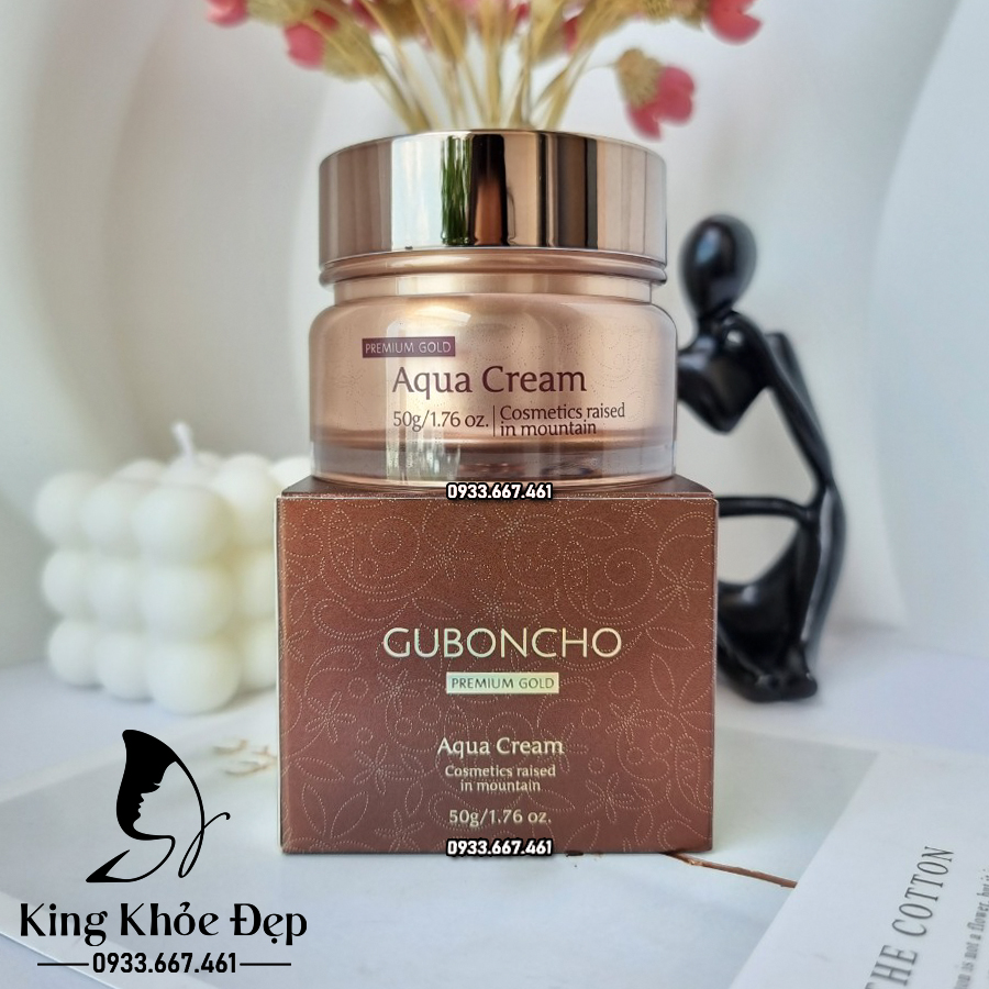 Kem Dưỡng Da Guboncho Premium Gold Aqua Cream – Cấp Ẩm Sâu, Da Mịn Màng Như Ngậm Nước