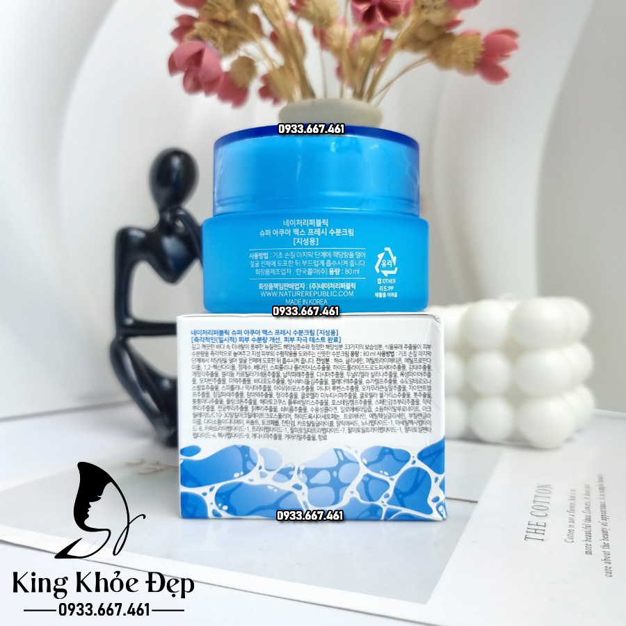 Kem Dưỡng Da Aqua Super Aqua Max Fresh Watery Cream