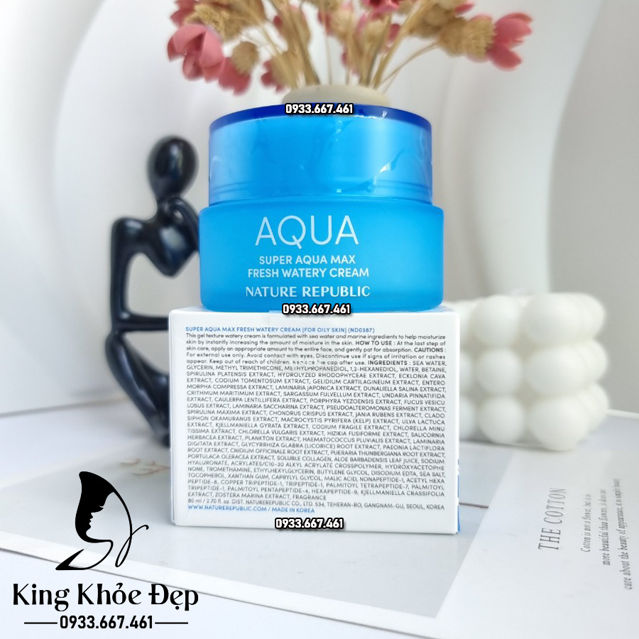 Kem Dưỡng Da Aqua Super Aqua Max Fresh Watery Cream
