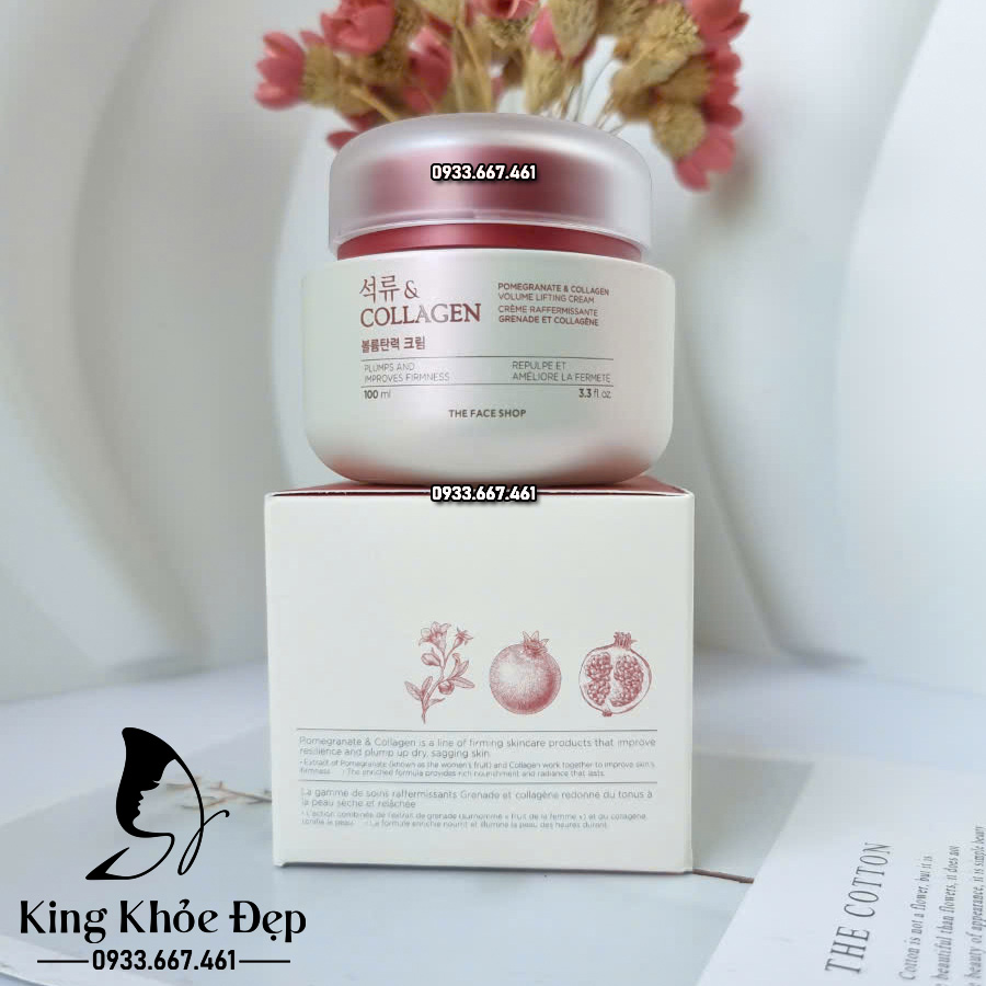 Kem Dưỡng Da Pomegranate Và Collagen Volume Lifting Cream 100ml