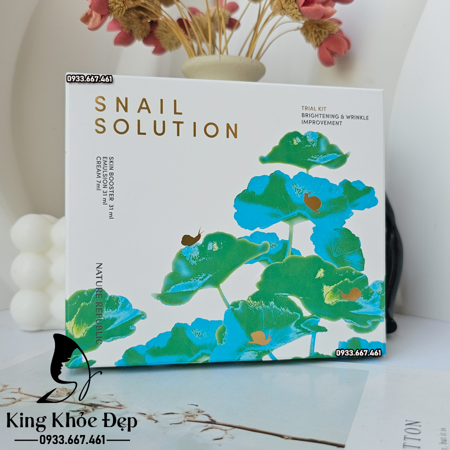 Bộ Dưỡng Da Mini Nature Republic Snail Solution Set