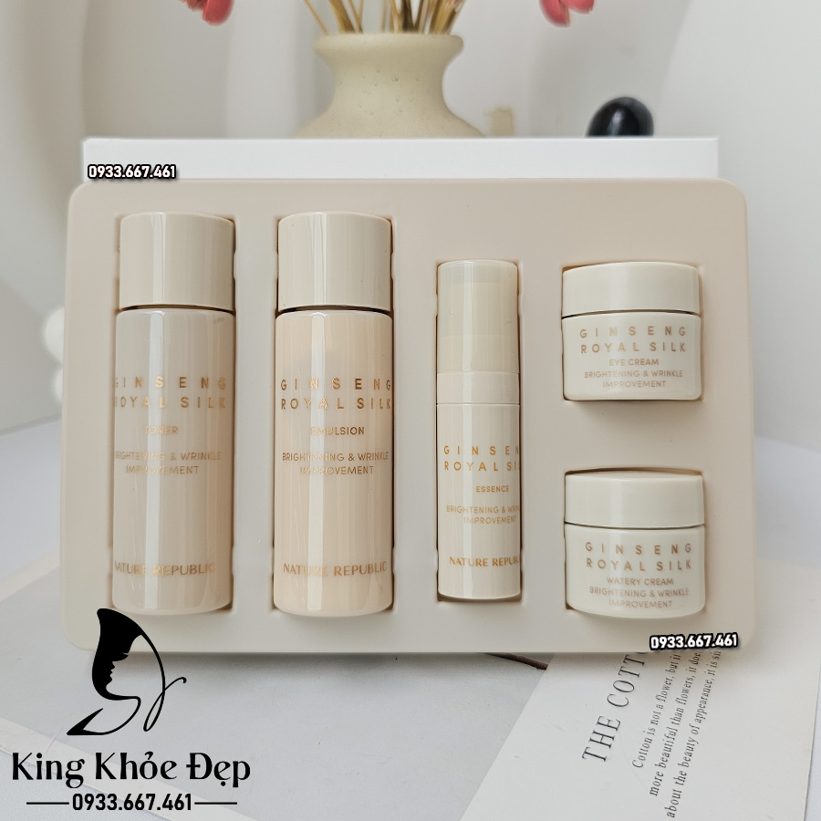 Bộ Dưỡng Da Nature Republic Ginseng Royal Silk Set