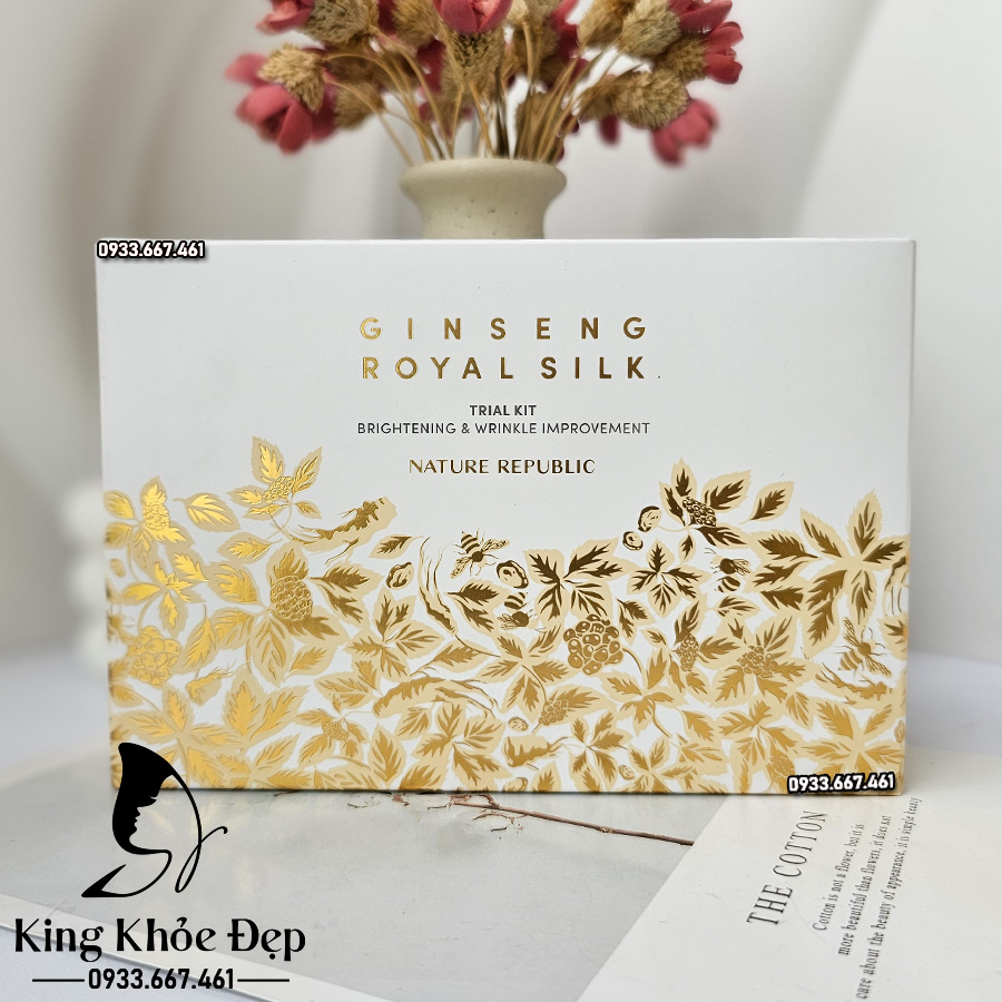 Bộ Dưỡng Da Nature Republic Ginseng Royal Silk Set