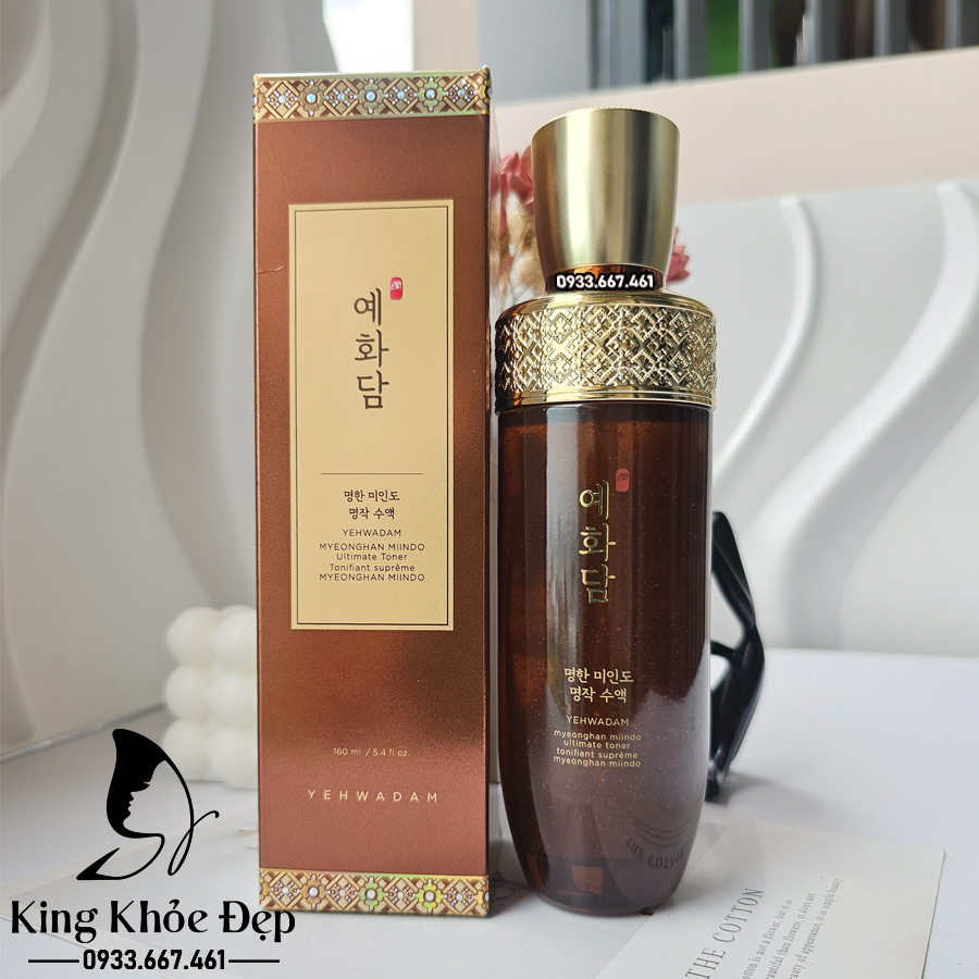 Nước Cân Bằng Yehwadam Myeonghan Miindo Ultimate Toner 160ml