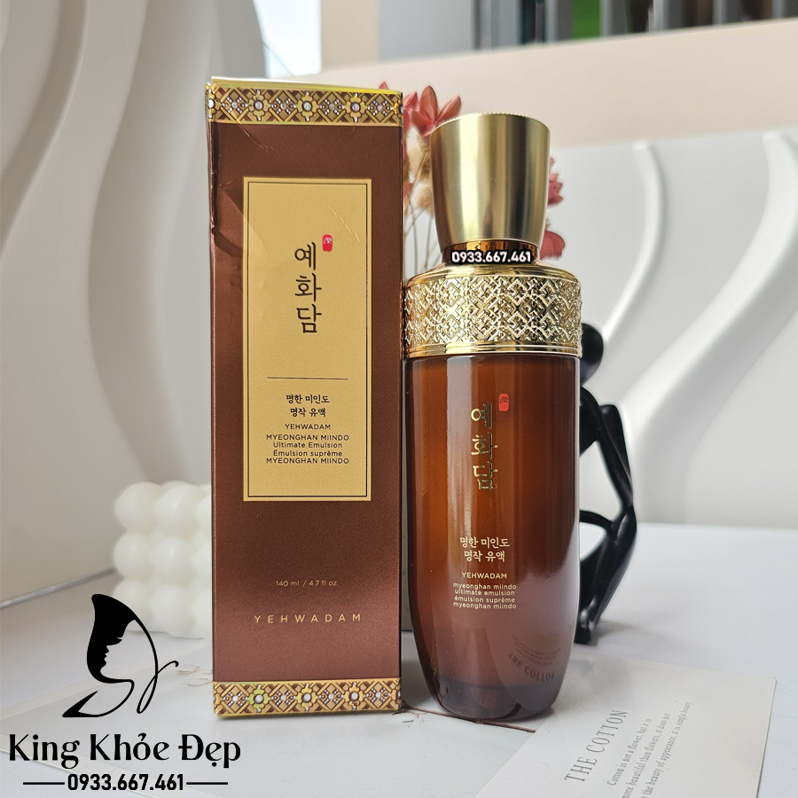 Sữa Dưỡng Yehwadam Myeonghan Miindo Ultimate Emulsion 140ml