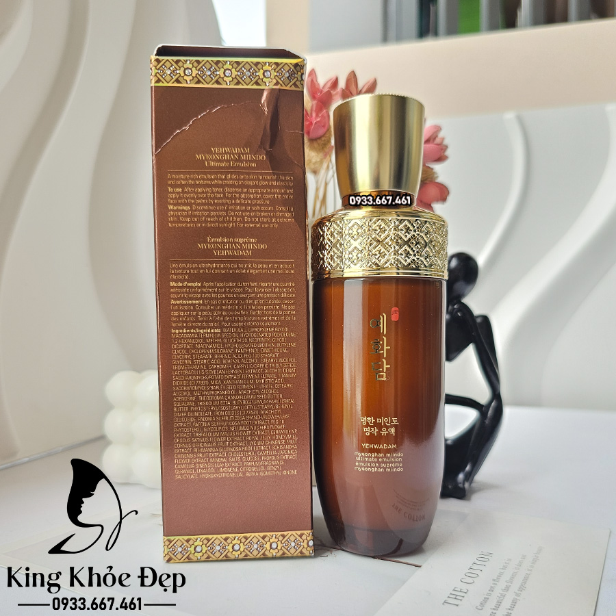 Sữa Dưỡng Yehwadam Myeonghan Miindo Ultimate Emulsion 140ml
