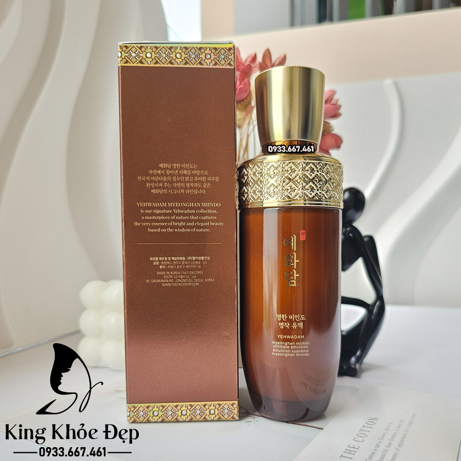 Sữa Dưỡng Yehwadam Myeonghan Miindo Ultimate Emulsion 140ml