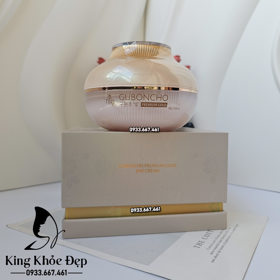 Kem Ban Ngày Guboncho Premium Gold Day Cream 80g – Dưỡng Ẩm, Ngừa Lão Hóa Từ Thảo Dược Đông Y Cao Cấp