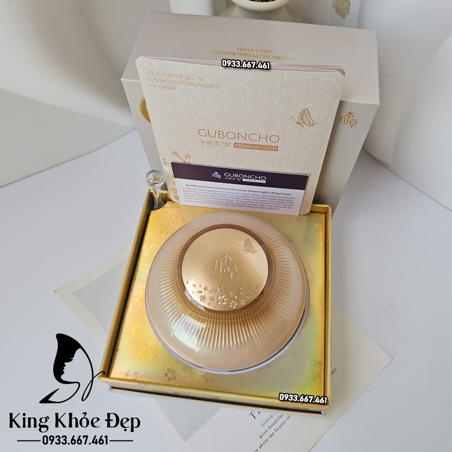 Kem Ban Ngày Guboncho Premium Gold Day Cream 80g – Dưỡng Ẩm, Ngừa Lão Hóa Từ Thảo Dược Đông Y Cao Cấp