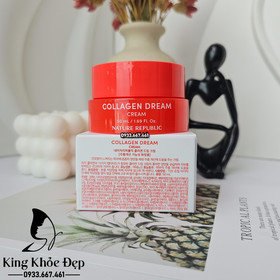 Kem Dưỡng Da Nature Republic Collagen Dream Cream – Bí quyết trẻ hóa làn da căng mịn