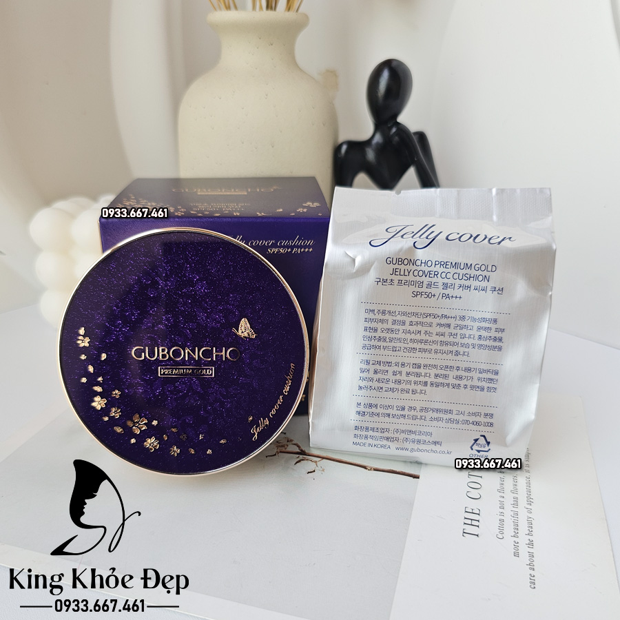 Phấn Nước Guboncho Jelly Cover CC Cushion – Bí Quyết Cho Làn Da Rạng Rỡ, Hoàn Hảo