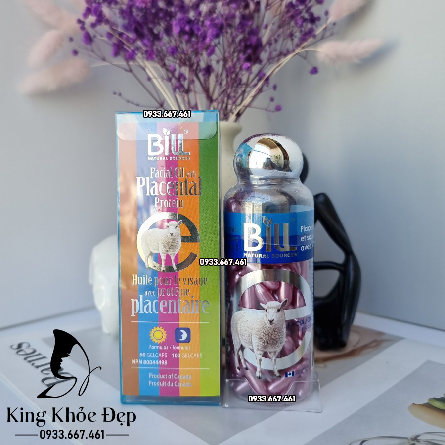 Viên Bôi Nhau Thai Cừu Dầu Gan Cá Mập Và Vitamin E 10 Viên