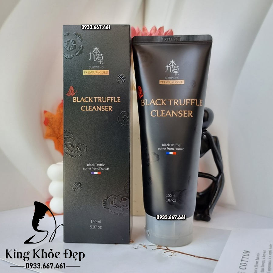 Sửa Rửa Mặt Thải Độc Guboncho Black Truffle Cleanser – Làm Sạch Sâu, Thải Độc Da Mỗi Ngày