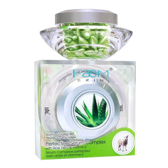Viên Bôi Nhau Thai Cừu Nha Đam Perfecting Serum Complex 50 Viên Chính Hãng Bill Natural Sources – Dưỡng Ẩm Sâu & Phục Hồi Da Mịn Màng