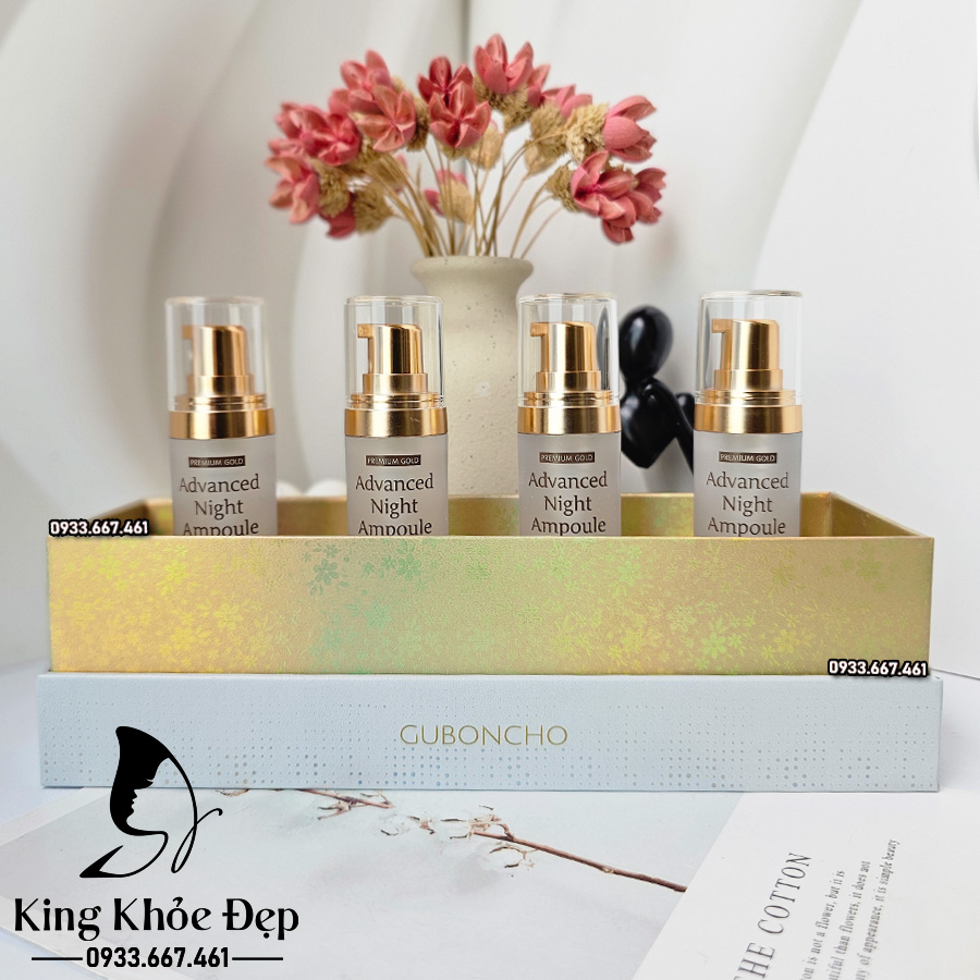 Trị Nám Guboncho Advanced Night Ampoule – Xóa Mờ Nám Sâu, Trắng Sáng Da Sau Mỗi Đêm