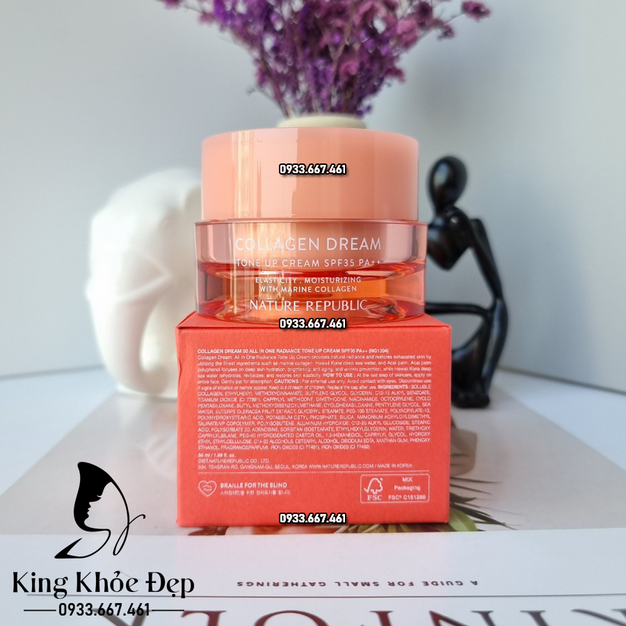 Kem Dưỡng Da Nature Republic Collagen 50 Dream