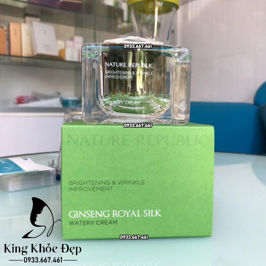 Kem Dưỡng Da Nature Republic Ginseng Royal Silk Watery Cream