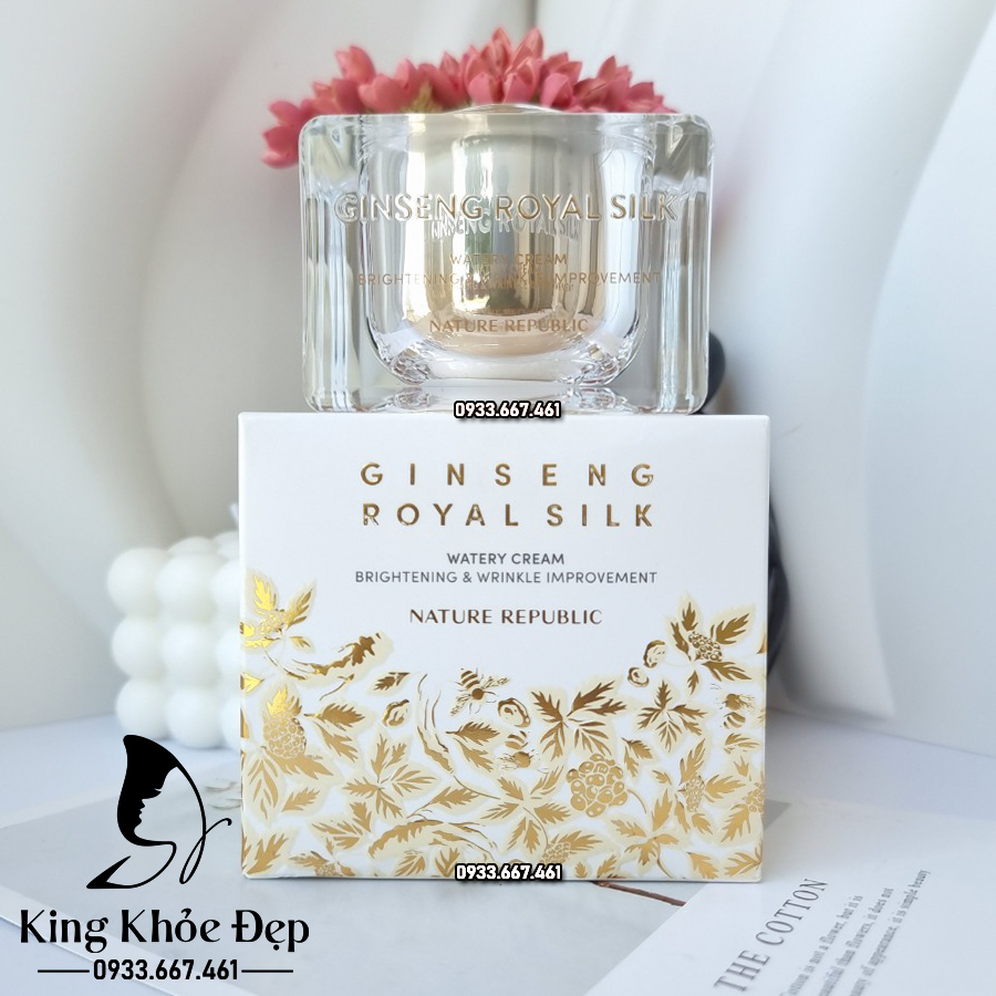 Kem Dưỡng Da Nature Republic Ginseng Royal Silk Watery Cream